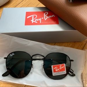 BLACK Round Ray Bans